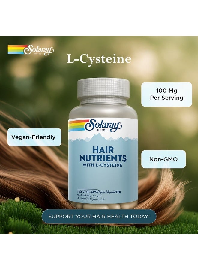 Solary Solaray Hair Nutrients With L-Cysteine - 120 Capsules - Image 5